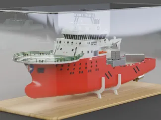 Modello in Scala M/V Seabed Prince