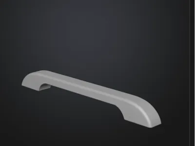 Router Template for wooden handle
