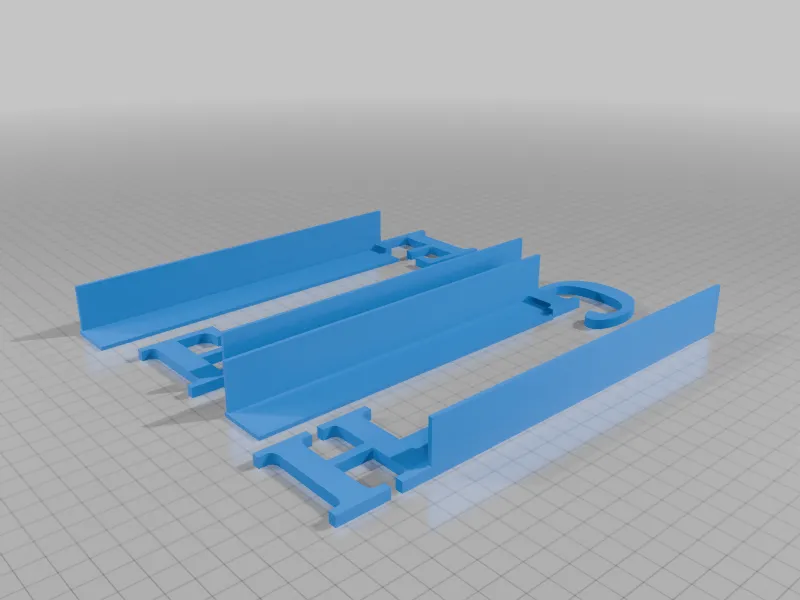 A to Z bookshelf divider