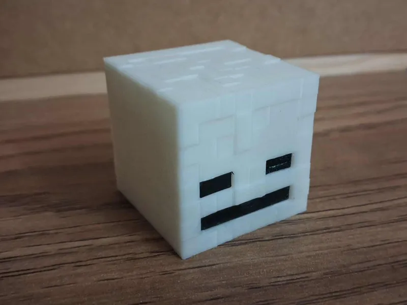 minecraft Skeleton  head