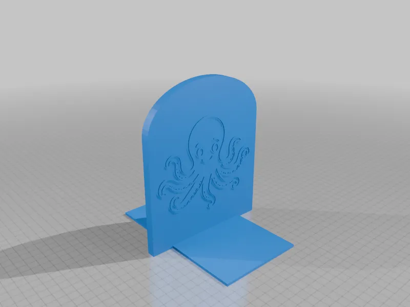 Octopus bookshelf divider