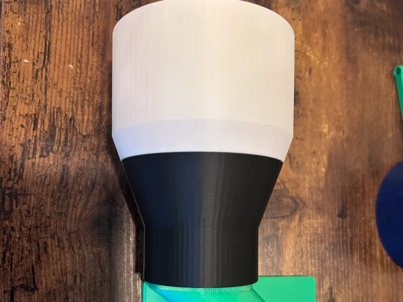 P1S exhaust adapter from 60mm to 4 inch