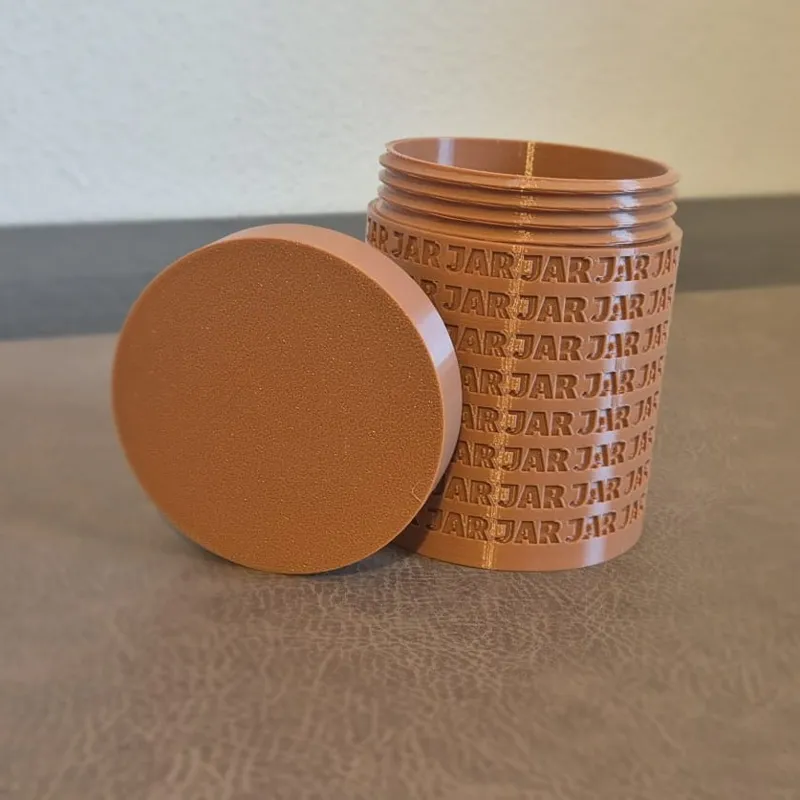 The Jar with Screw Cap Printable Storage Container