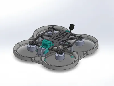 TRACKER30 FPV drone frame