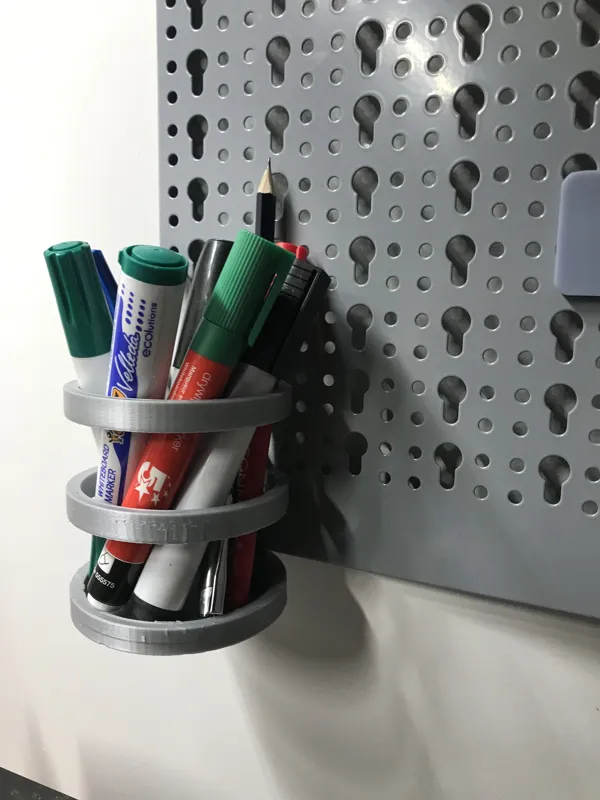 pegboard pencil holder