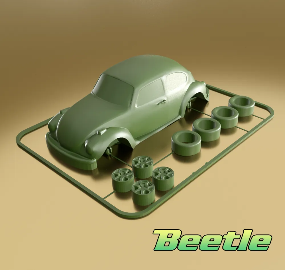 Beetle kit card Remixed by gebirgshang MakerWorld: Download Free 3D Models