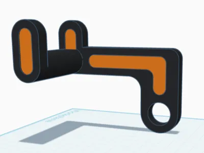 Headphone adapter for flexible & sturdy phone arm