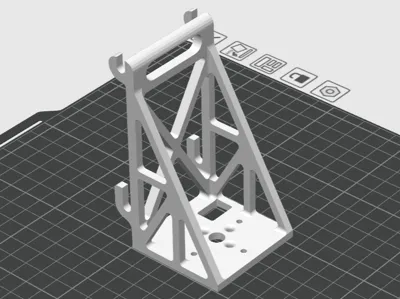 Delta wing motor mount