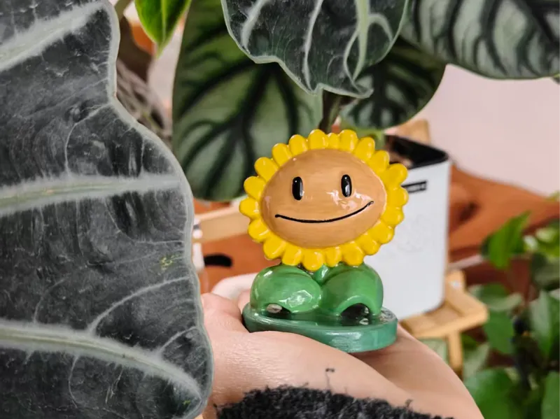 植物大战僵尸-太阳花灰模