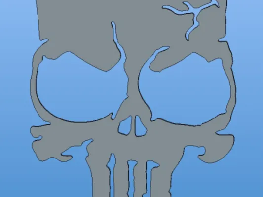Bart Simpson Punisher Skull
