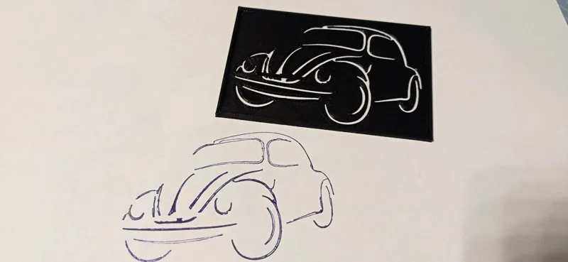VW stencil