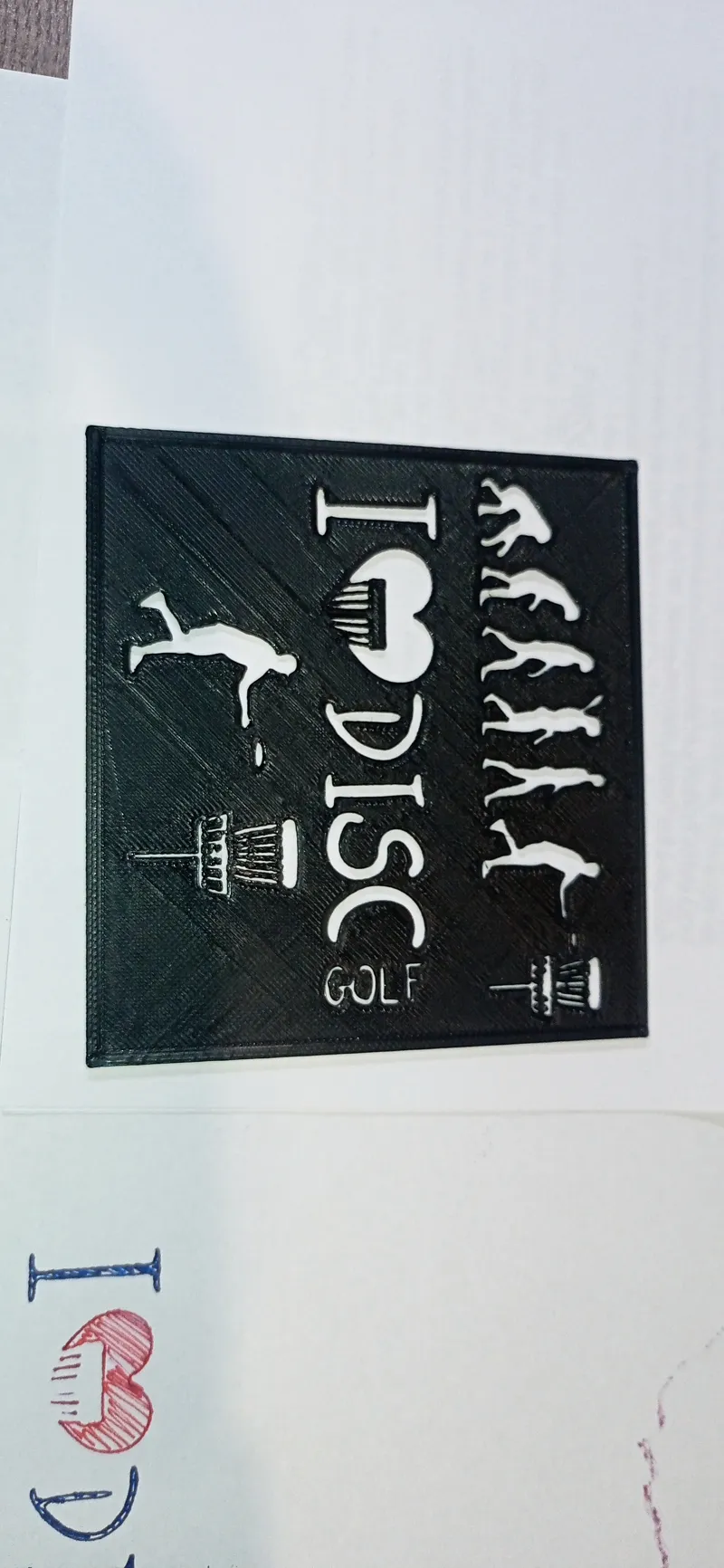 Discgolf-stencil