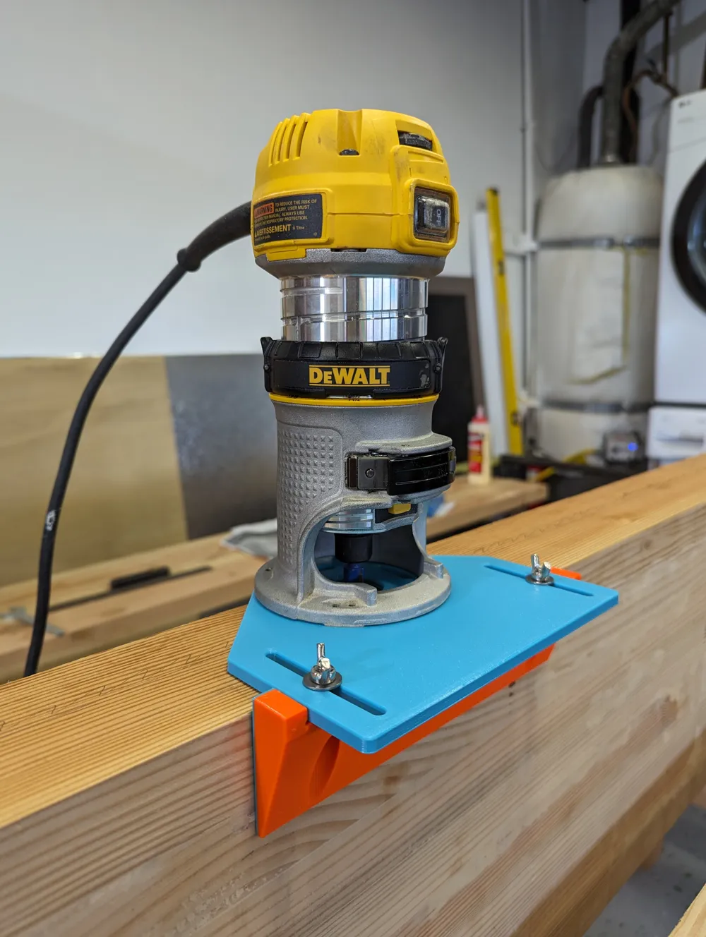 Rebating Router For Fence Posts DeWalt Router Fence by Fusion_Layer MakerWorld: Download Free 3D Models