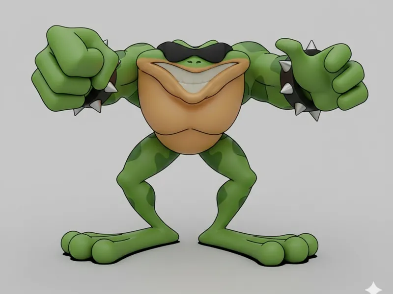 Rash from Battletoads