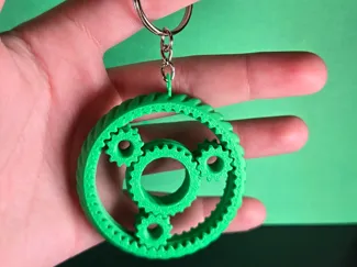 spinner figet keychain