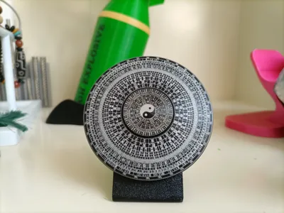 Gyro Fidget Spinner Bagua Compass Base