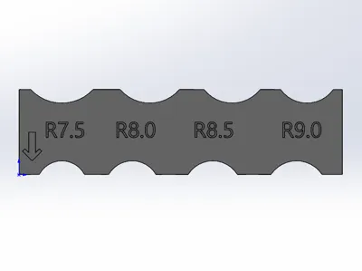 Cue Tip Curvature Comparison