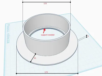 Circle shaped airvent