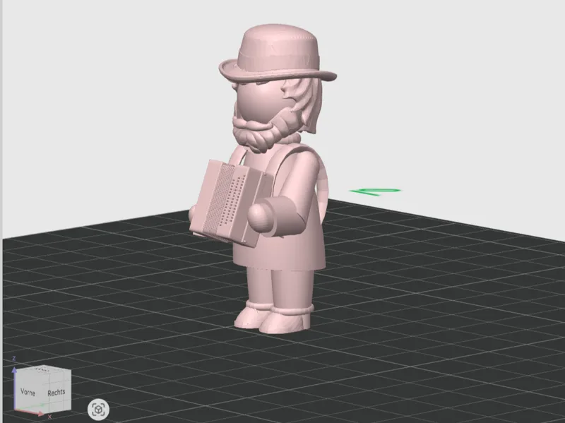 Schwibbogen Figur Mann Akkordion