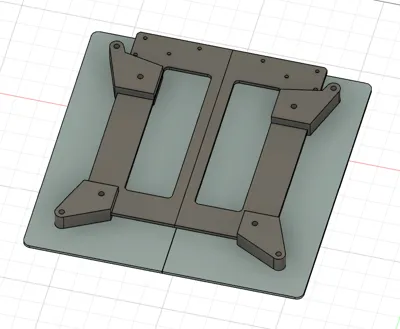 Ender 5 adapter for Cr10 Bed