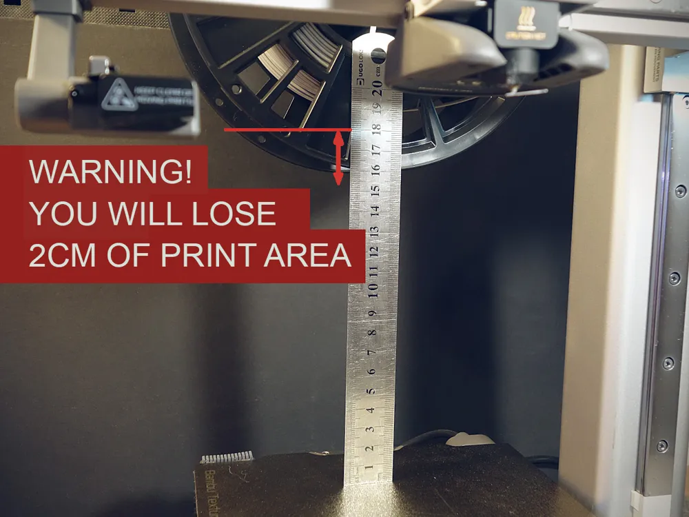 A1 Mini Lower Top Spool Mount - Free 3D Print Model - MakerWorld