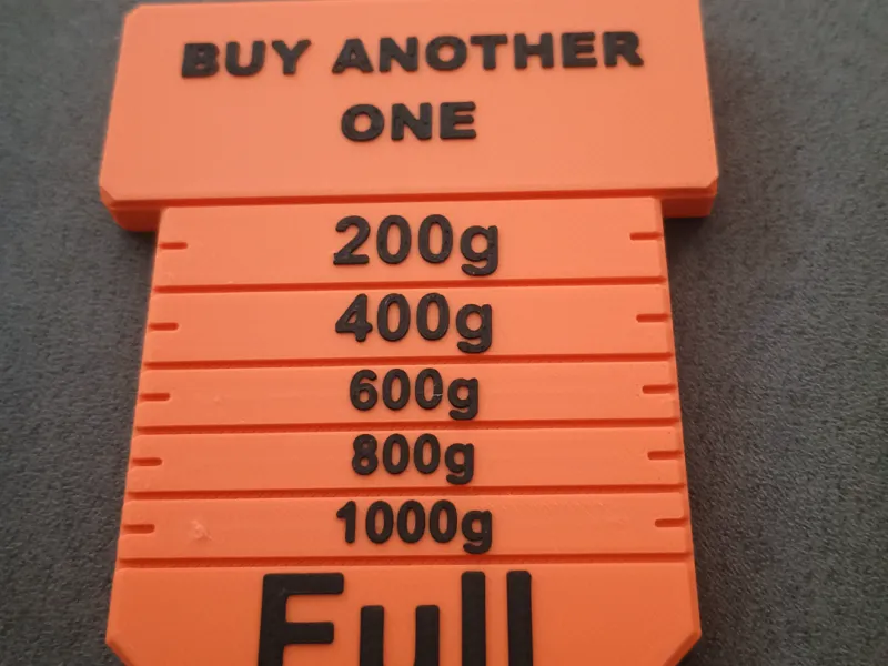 spool filament remainder meter