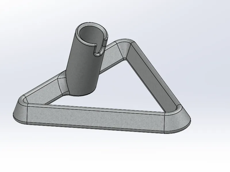 Simple Ice Fishing Rod Holder