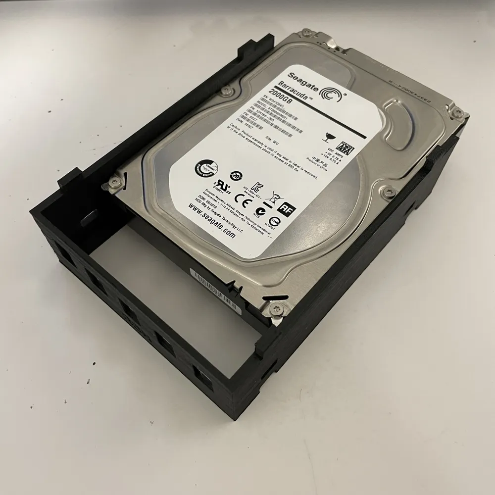 Stand Drive 3.5inch HARD DRIVE stand/bracket - stackable by RichardP. MakerWorld ...