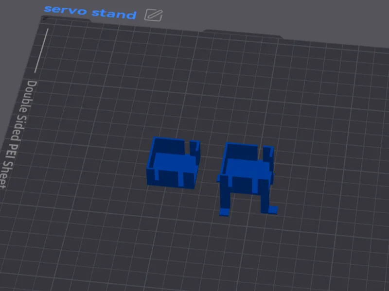 servo motor stand (180 degree)