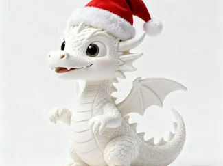 Christmas Hat Dragon