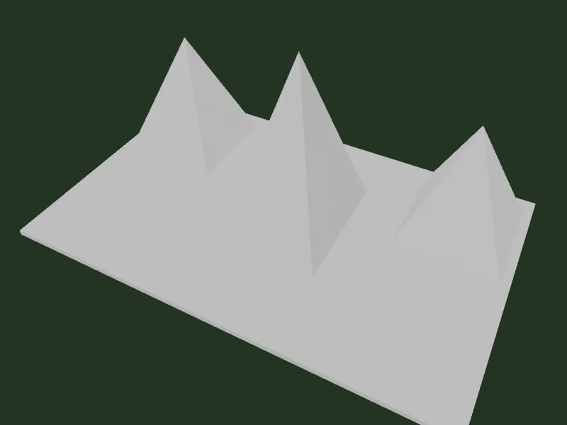 Mini Egyptian pyramids Model