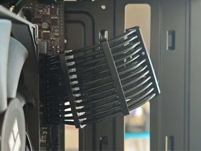Computer power supply stock cable comb