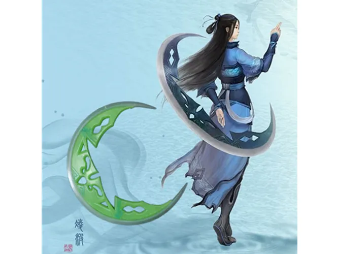 武器复刻系列 仙剑 凌云拨月（细节还原，mini可打，无需ams）