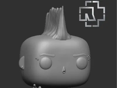 RAMMSTEIN TILL LINDEMANN MOHAWK CUSTOM POP
