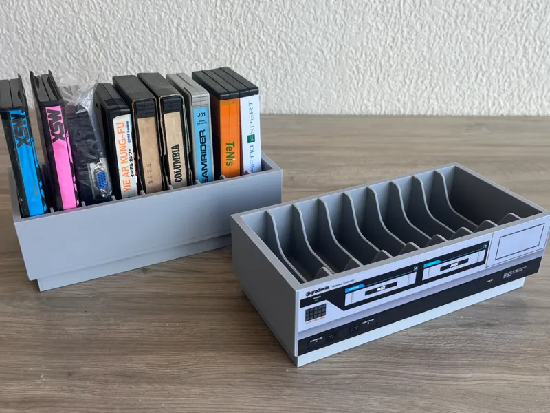 MSX Storage for Cartridges Tapes by S. Karanauskas
