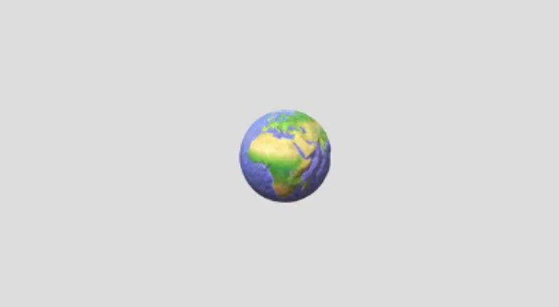 Earth globe