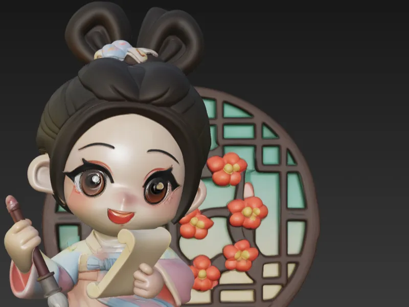 唐朝诡事录裴喜君Q版手办