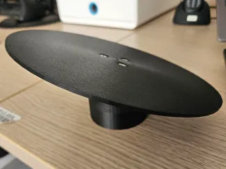 Orientable inspection table for microscope