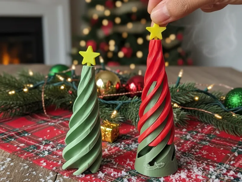 Twistmas Tree - Spiral Fidget Christmas Tree