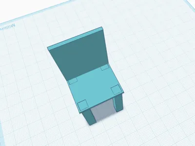 blue sturdy chair model