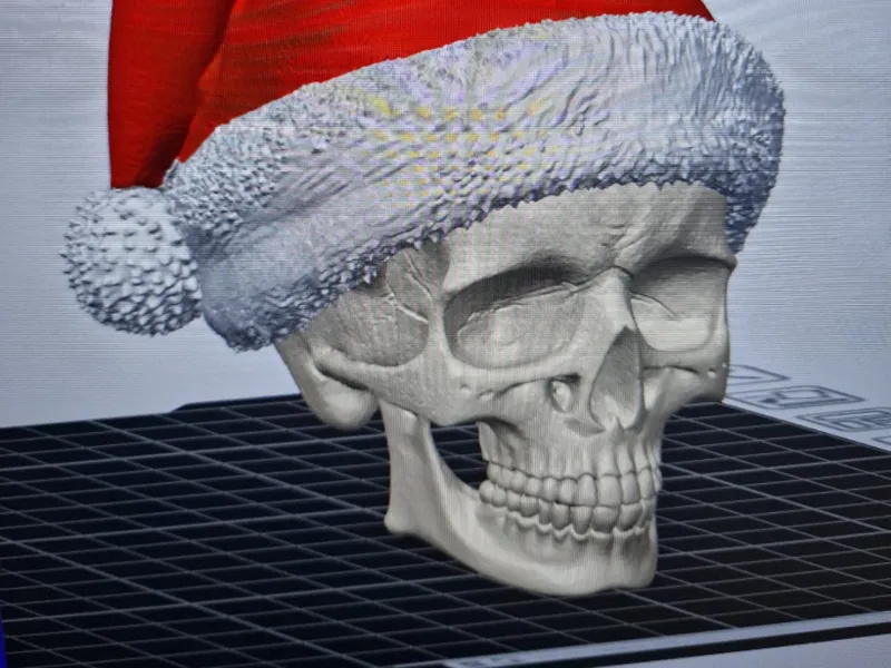 Weihnachtsschädel