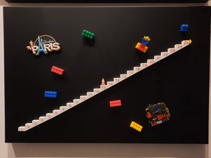 Christmas staircase calendar!