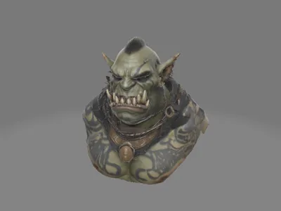 Orc Bust