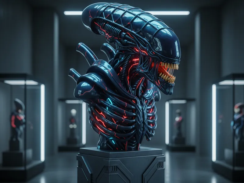Xenomorph Alien Icona Sci-Fi Statua Dettagliata