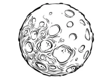 Moon ball planet