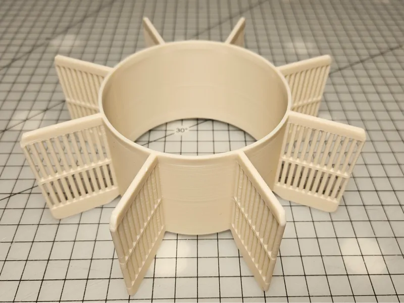 Mesh Winged Wheel for Silica Dryer Spool V2