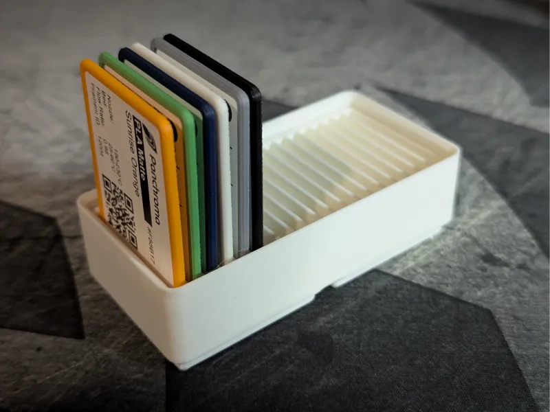 1x2 Gridfinity Bin for Filament Swatches