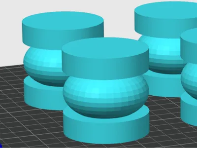 Cylindrical Damping Foot Pad