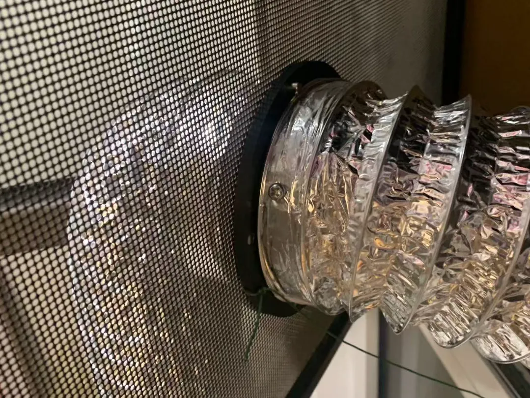 10cm Diameter Screen Window Exhaust Duct Connector (Exhaust Emission ...