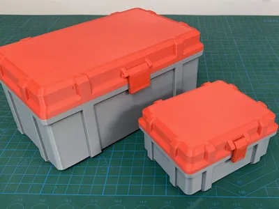 Parametric, Customizable, Hinged, Rugged Box